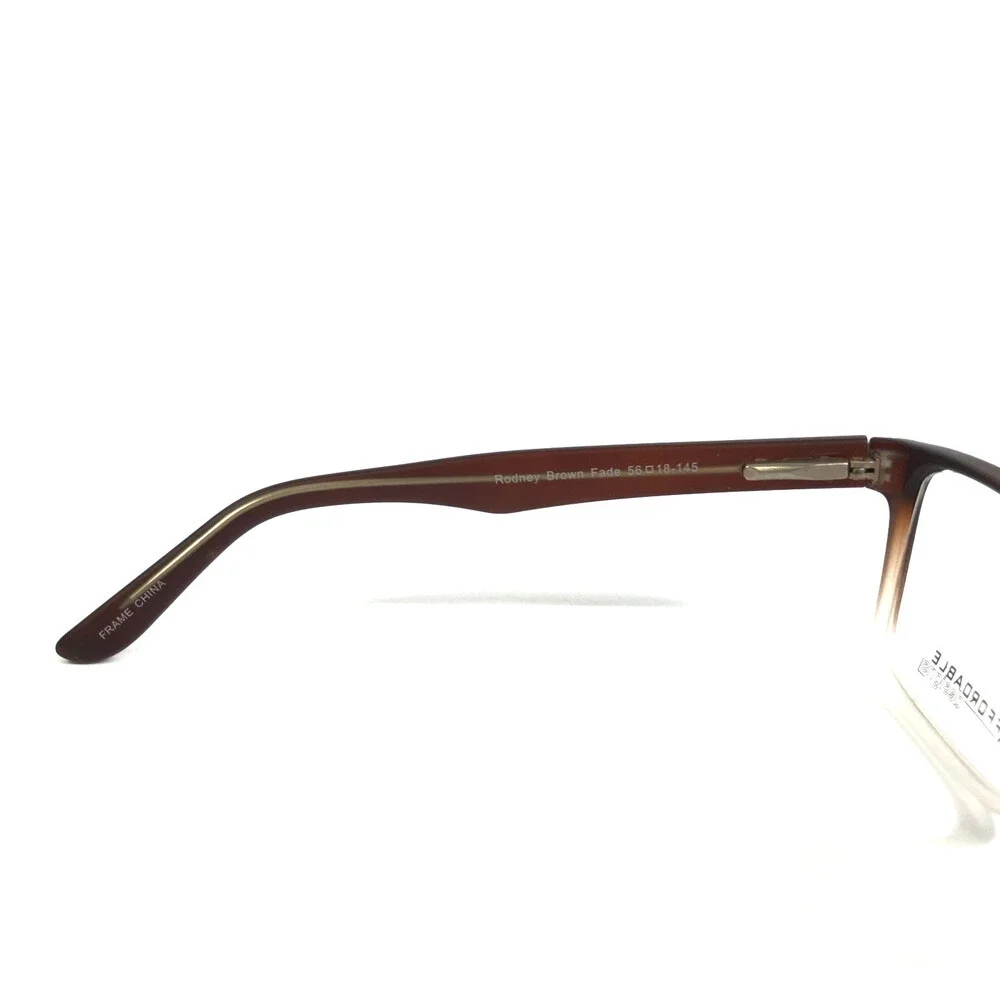 Affordable Designs Eyeglasses Frames Rodney Brown Fade Full Rim 56-18-145